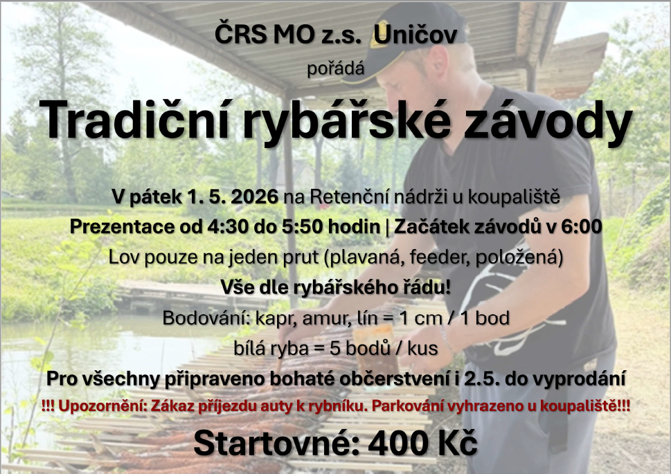 pozvánka na tradiční závody